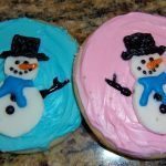 fondant snowmen