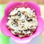 I tried this and was shocked... it really does taste exactly like eating chocolate chip cookie dough! (350k + repins) http://chocolatecoveredkatie.com/2011/05/23/want-to-eat-an-entire-bowl-of-cookie-dough/ @choccoveredkt