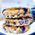 Blueberry Pie Pancakes - SUPER ginormous fluffy blueberry pancakes recipe... with over 200 positive reader reviews - from @choccoveredkt: http://chocolatecoveredkatie.com/2011/06/09/blueberry-pie-pancakes/