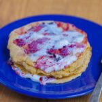 Swedish Pancakes are light and deliciously eggy… unlike anything you’ve ever tried! You may never go back to traditional pancakes again! Recipe: http://chocolatecoveredkatie.com/2015/09/24/swedish-pancakes-recipe-healthy-vegan/