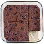 Fudgy homemade brownies - I make these at least once a week... No one ever can tell they're so healthy! ...from @choccoveredkt... Full recipe: http://chocolatecoveredkatie.com/2015/10/19/almond-butter-brownies-flourless-vegan/