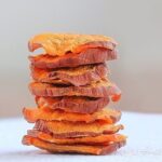 crispy baked sweet potato chips