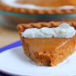Creamy, smooth, melt-in-your-mouth sweet potato pie… This is my family's favorite recipe - traditional sweet potato pie with a light and flaky pie crust that makes this a staple recipe every year at our Thanksgiving table. You WON’T miss the pumpkin pie at all! http://chocolatecoveredkatie.com @choccoveredkt