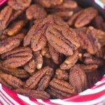 Easy Crock-Pot Cinnamon Pecans... These make great holiday gifts - just throw everything into the slow cooker and let it do the work: http://chocolatecoveredkatie.com @choccoveredkt