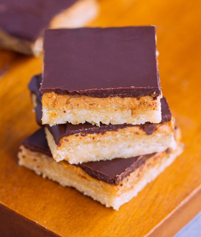 Clean Eating Girl Scout Cookie Peanut Butter Tagalong Bars