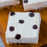 Chocolate Chip Cheesecake Bars Chocolate Chip Cheesecake Bars