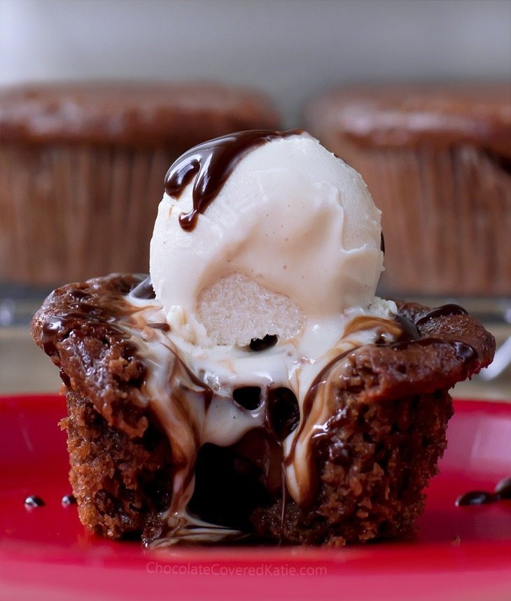 Molten Chocolate Lava Cakes – Baked In A Muffin Tin