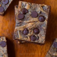 Chocolate Peanut Butter Swirl Brownies