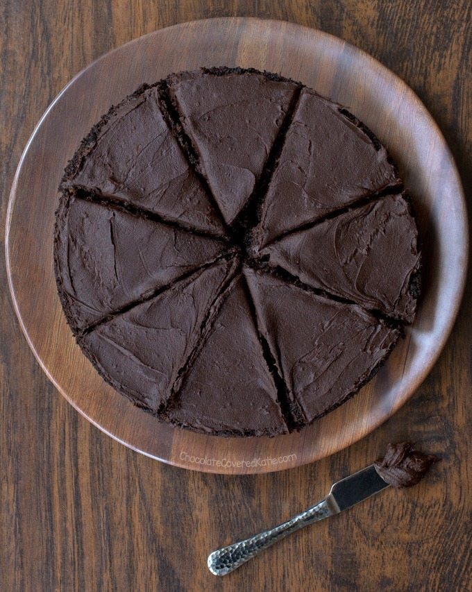 Dark Chocolate Eclipse Cake