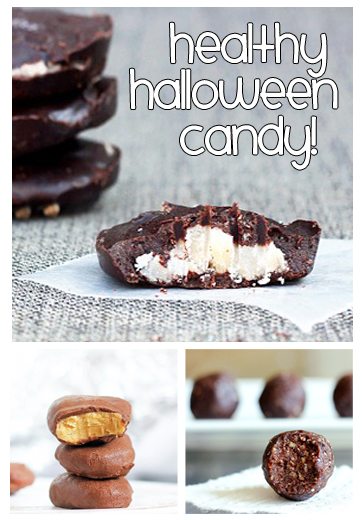 Healthy alternatives to all your favorite Halloween candy bars.