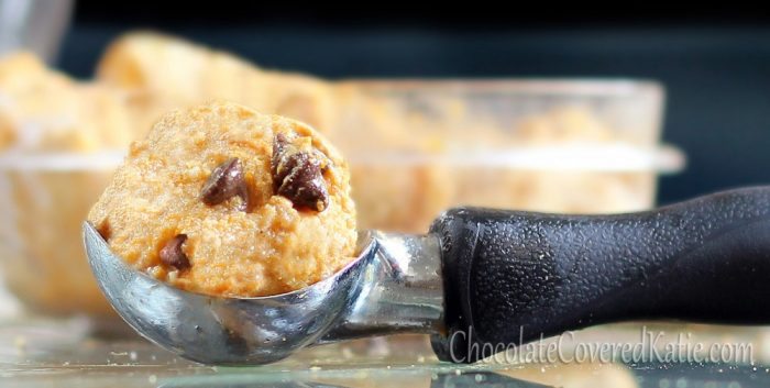 Pumpkin Chocolate Chip Cookie Dough Ice Cream