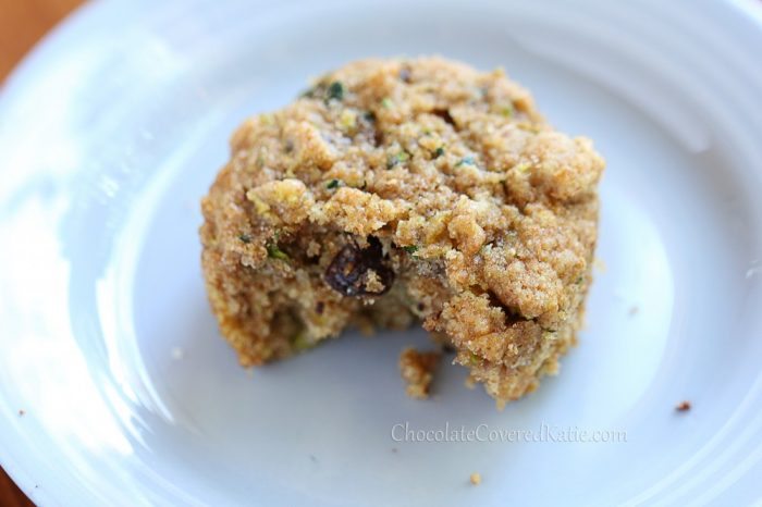 Super Healthy Chocolate Chip Zucchini Bread Muffins