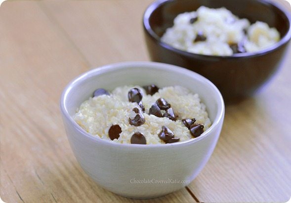 Breakfast Quinoa!! Made this recipe this week from @choccoveredkt...SOOO YUMMY!!! http://chocolatecoveredkatie.com/2013/09/30/breakfast-quinoa/