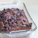 Low-fat, low-calorie, dairy-free, egg-free, and NO refined sugar! With two full cups of banana in the recipe, lowering the fat without sacrificing flavor: http://chocolatecoveredkatie.com/2015/04/06/dark-chocolate-banana-bread/
