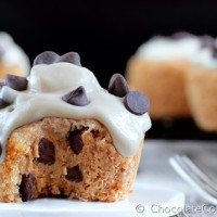 Chocolate Chip Cookie Dough Stuffed Cupcakes