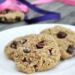 Healthy + Flourless BEST recipe you'll find for chewy homemade chocolate chip cookies - from @choccoveredkt... http://chocolatecoveredkatie.com/2011/08/30/flourless-chocolate-chip-cookies/