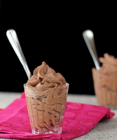 Easy 3 ingredient chocolate frosting shots - from @choccoveredkt... recipe has been repinned over 1 MILLION times, and for good reason! http://chocolatecoveredkatie.com/2012/01/16/chocolate-frosting-shots/