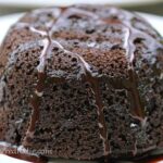 healthy chocolate lava cake