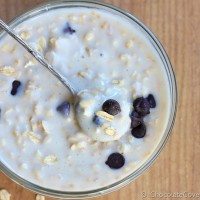 Chocolate Chip Cookie Overnight Oats