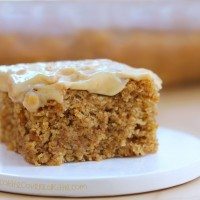 Frosted Peanut Butter Snack Cake