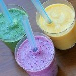 Healthy fruit smoothie ideas from @choccoveredkt... nutritious smoothies you can make in minutes, includes recipes for different flavors: http://chocolatecoveredkatie.com/2013/05/17/fairytale-fruit-yogurt-smoothie-flavors/