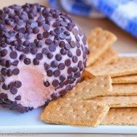 No-Bake Strawberry Cheesecake Ball