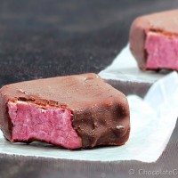 Chocolate Covered Strawberry Fudge Bars