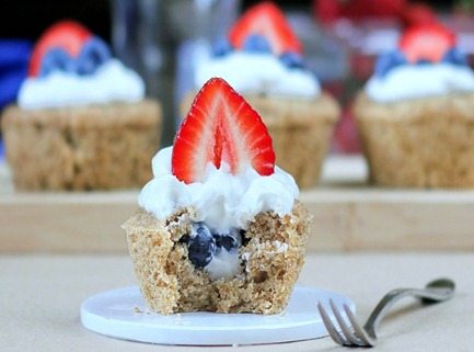 Fourth of July Cupcake