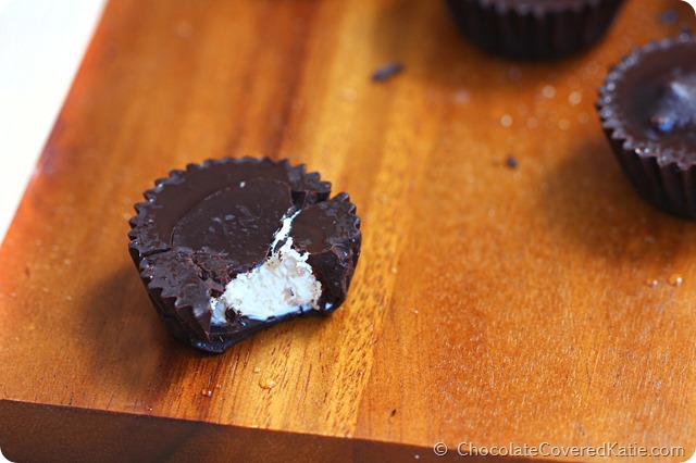 Cream Cheese Chocolate Candy https://chocolatecoveredkatie.com/2014/10/28/cheesecake-reeses/