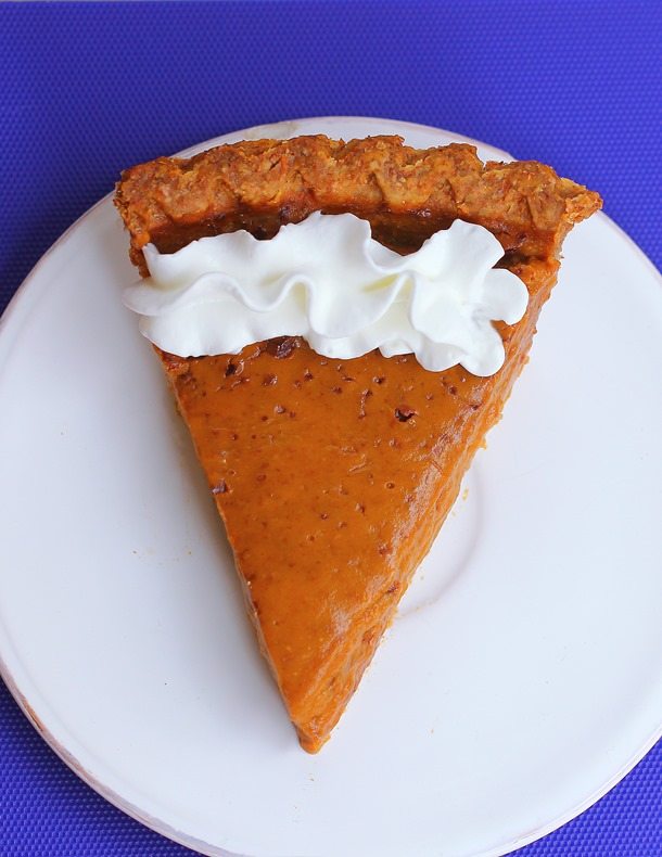 Creamy, smooth, melt-in-your-mouth sweet potato pie… This is my family's favorite recipe - traditional sweet potato pie with a light and flaky pie crust that makes this a staple recipe every year at our Thanksgiving table. You WON’T miss the pumpkin pie at all! https://chocolatecoveredkatie.com @choccoveredkt