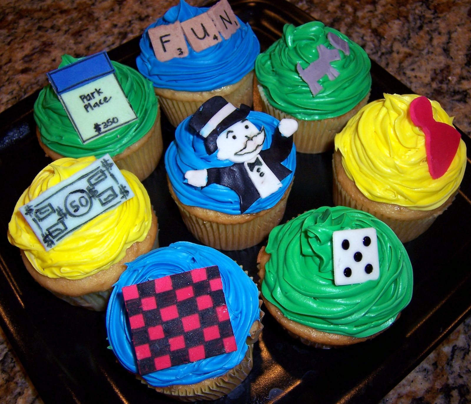 monopoly cakes