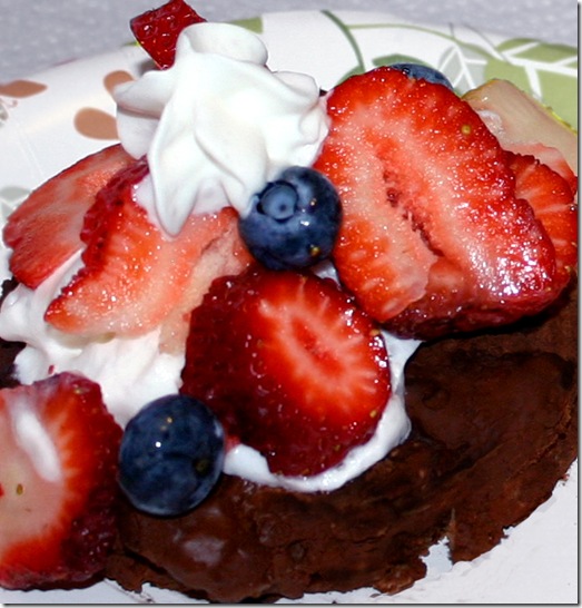 High protein chocolate cake