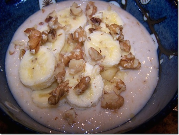 banana bread oatmeal