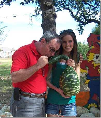 pumpkin picking