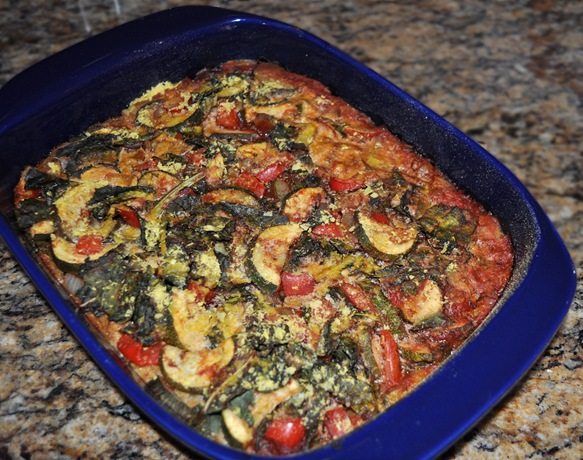 polenta nutritional yeast casserole