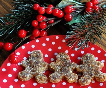 vegan gingerbread men