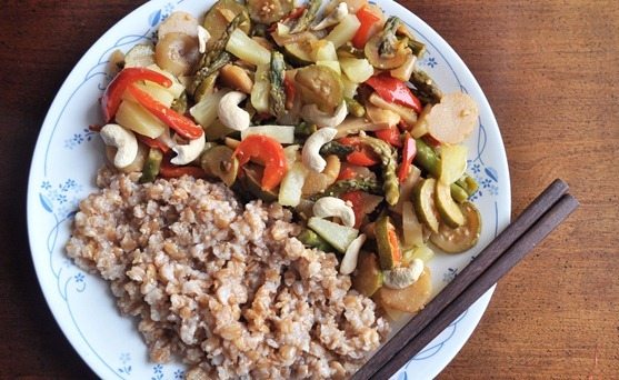 cashew ginger stir fry