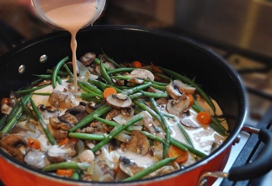 mushroom stroganoff