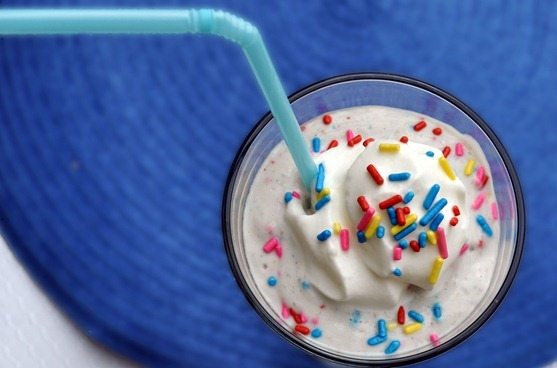 cake batter milkshake