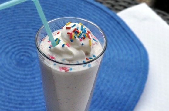 cake batter vegan milkshake