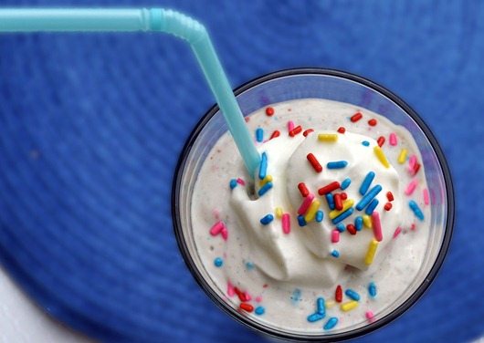 cake batter milkshake