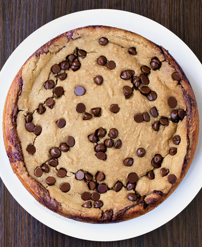 Deep Dish Chocolate Chip Cookie with Caramel and Sea Salt Recipe