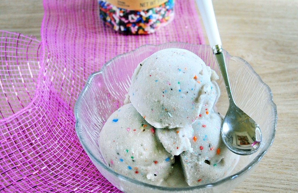 Vegan Cake Batter Ice Cream Recipe