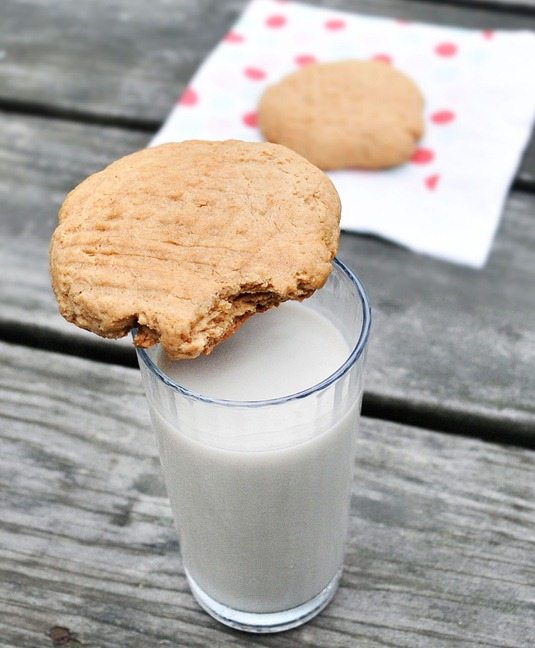 peanut butter cookie for one! https://chocolatecoveredkatie.com/2011/07/26/single-serving-peanut-butter-cookies/