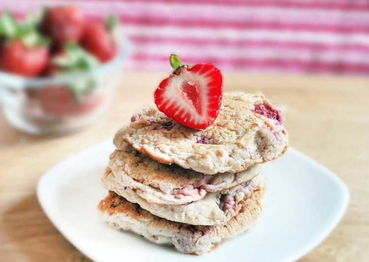 Strawberry Shortcake Pancakes - Light & Fluffy