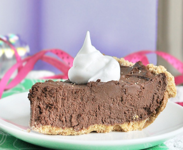 Silken Tofu Chocolate Fudge Tart Recipe by Lauren Tangey