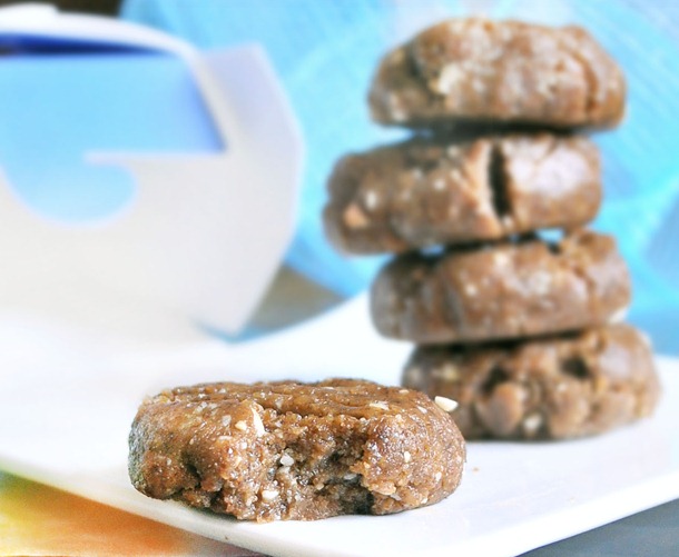 raw peanut butter cookies