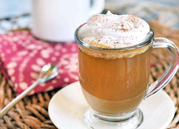 healthy pumpkin spice latte