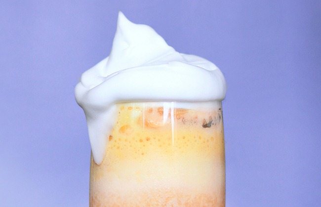 candy corn smoothie