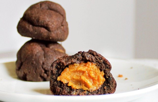 chocolate pumpkin cookies